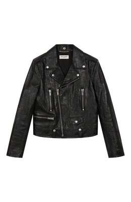 Saint Laurent: Кожаная куртка 