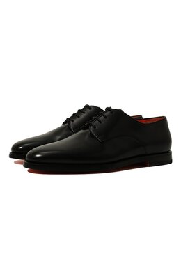 Santoni: Чёрные туфли 