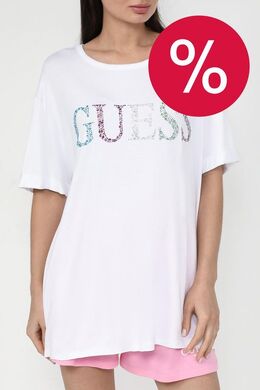 Guess: Футболка из вискозы 