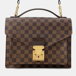 Louis Vuitton: Коричневая сумка 