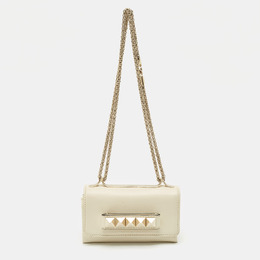 Valentino: Белый клатч 