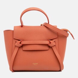 Celine: Оранжевая поясная сумка 