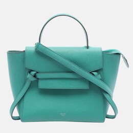 Celine: Зелёная поясная сумка 