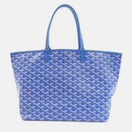 Goyard: Голубая сумка-шоппер 