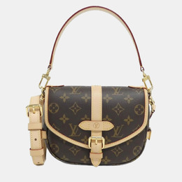 Louis Vuitton: Коричневая сумка 