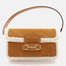 Gucci: Коричневая сумка  Horsebit