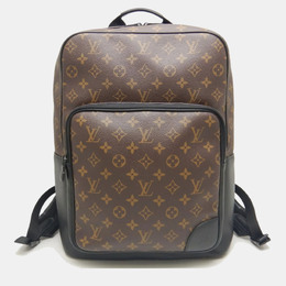 Louis Vuitton: Чёрный рюкзак 
