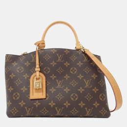 Louis Vuitton: Коричневая сумка-шоппер 