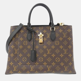 Louis Vuitton: Сумка-шоппер с цветочным принтом 