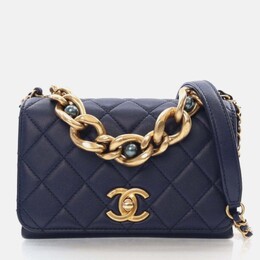 Chanel: Синяя сумка 