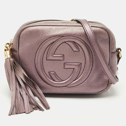Gucci: Розовая сумка  Soho