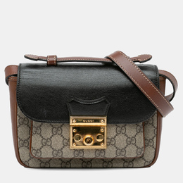 Gucci: Бежевая сумка  GG Supreme