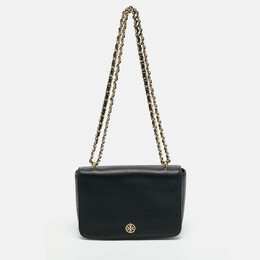 Tory Burch: Чёрная сумка  Robinson