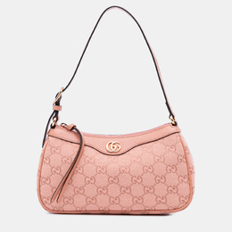Gucci: Розовая сумка  Ophidia