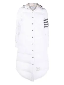Thom Browne: Пальто  4-Bar с капюшоном