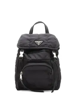 Prada Pre-Owned: Чёрный рюкзак 