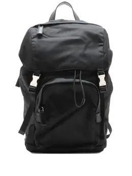 Prada Pre-Owned: Чёрный рюкзак 