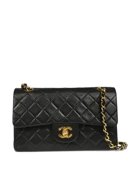 CHANEL Pre-Owned: Чёрная сумка через плечо 