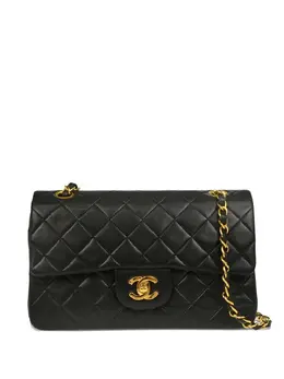 CHANEL Pre-Owned: Чёрная сумка через плечо 
