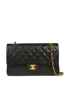 CHANEL Pre-Owned: Чёрная сумка через плечо 