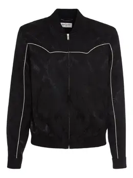 Saint Laurent: Куртка с принтом 