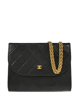 CHANEL Pre-Owned: Чёрная сумка 