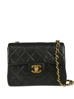 CHANEL Pre-Owned: Чёрная сумка 