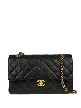 CHANEL Pre-Owned: Чёрная сумка через плечо 