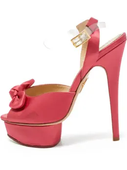 Charlotte Olympia: Розовые босоножки 