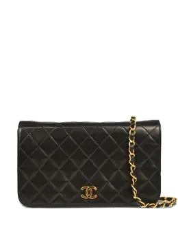 CHANEL Pre-Owned: Чёрная сумка 
