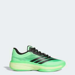 Adidas: Зелёные кроссовки  Adizero