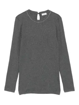 Brunello Cucinelli: Топ с длинным рукавом 