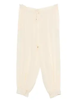 Chloé: Бежевые брюки 