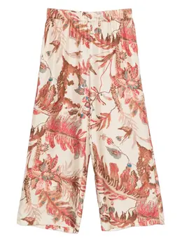 Weekend Max Mara: Брюки с растительным принтом 