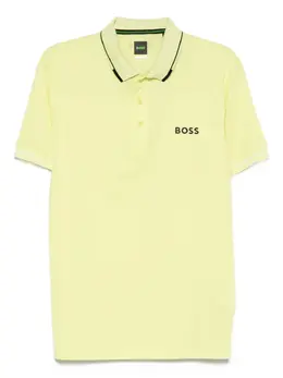 BOSS: Жёлтое поло 