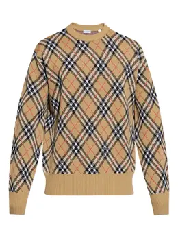 Burberry: Бежевый свитер 