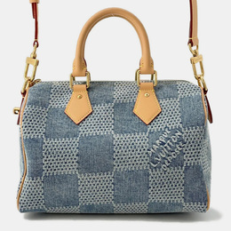 Louis Vuitton: Голубая сумка  Speedy