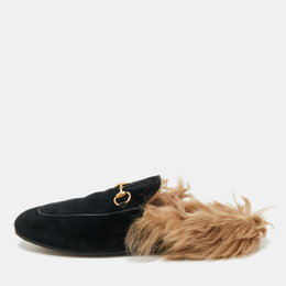 Gucci: Чёрные сабо  Princetown