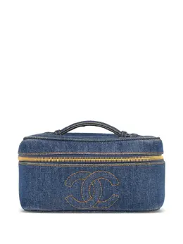CHANEL Pre-Owned: Голубая сумка 