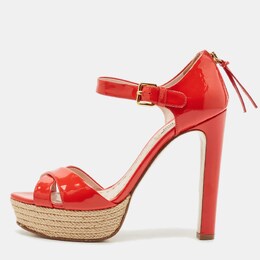 Miu Miu: Красные сандалии 