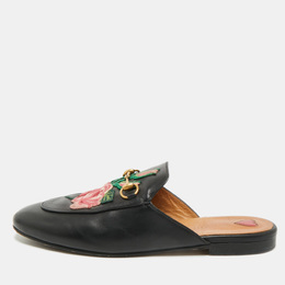 Gucci: Чёрные сабо  Princetown