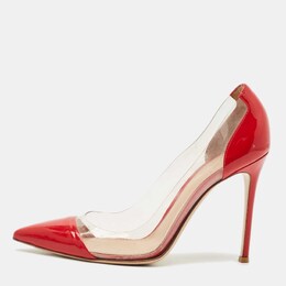 Gianvito Rossi: Красные туфли  Plexi