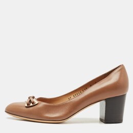 Salvatore Ferragamo: Коричневые туфли  Vara Bow