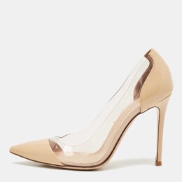 Gianvito Rossi: Бежевые туфли  Plexi