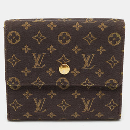 Louis Vuitton: Коричневый кошелёк 