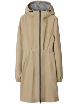 Burberry: Пальто с капюшоном 