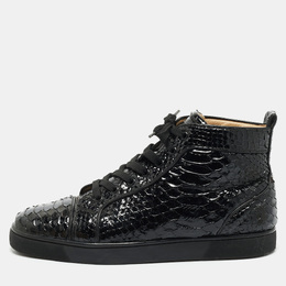 Christian Louboutin: Чёрные кроссовки  Louis Orlato