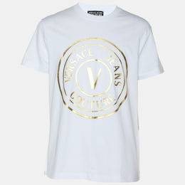 Versace Jeans Couture: Белая футболка 