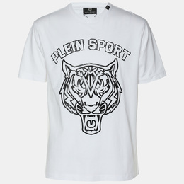 Plein Sport: Белая футболка 
