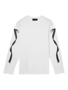 Simone Rocha: Футболка с бантом 
